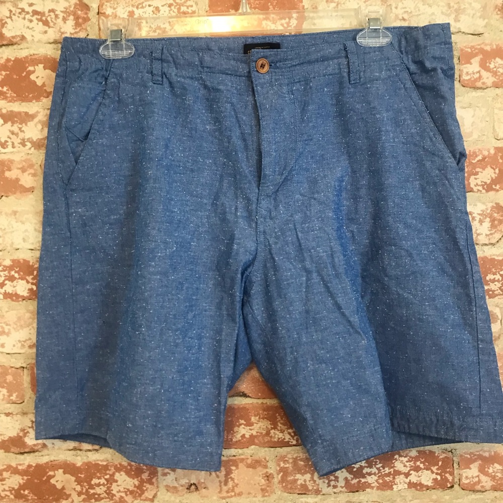 CPO Provisions Texture Blue Shorts